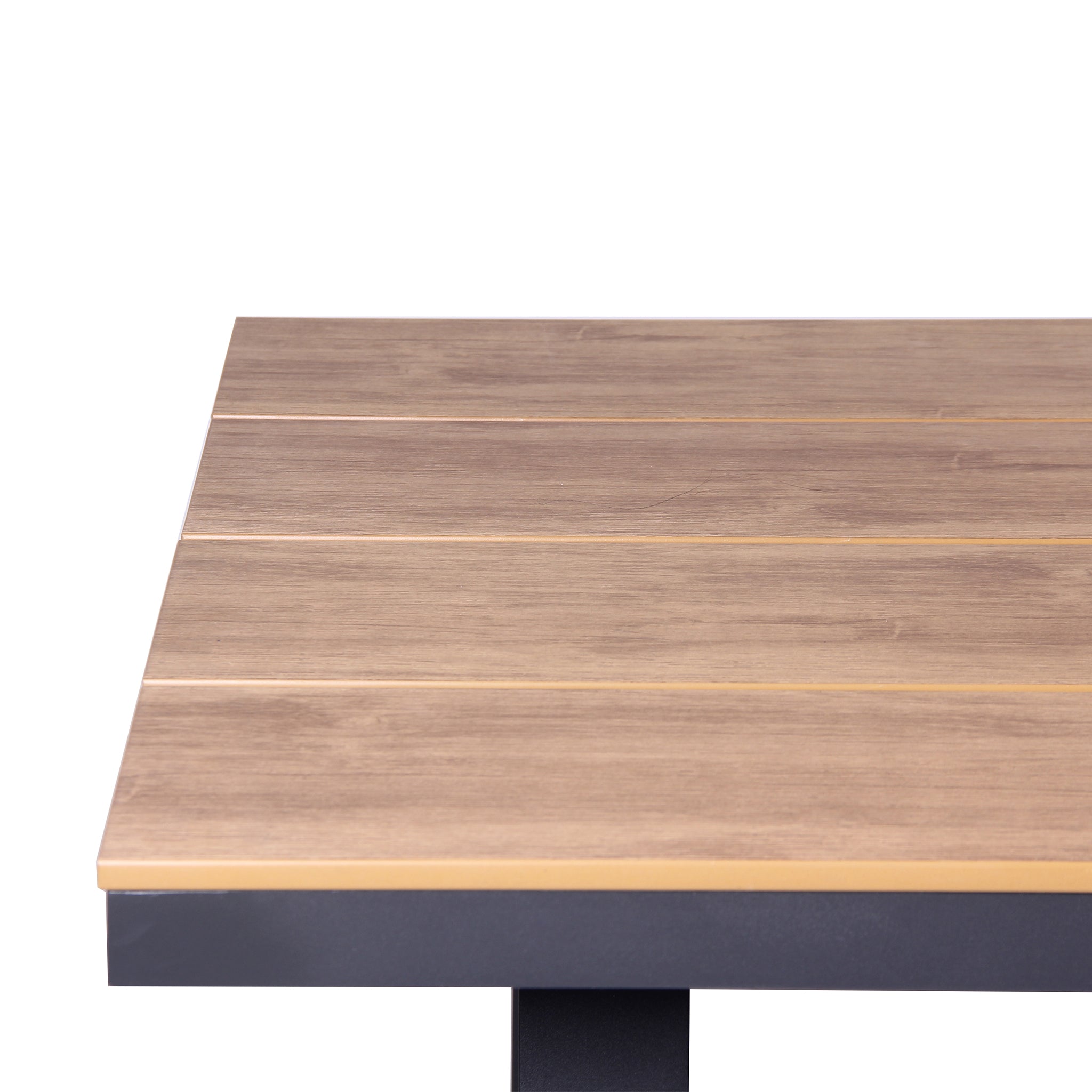 1.8m Charcoal Outdoor Siena Dining Table - Natural