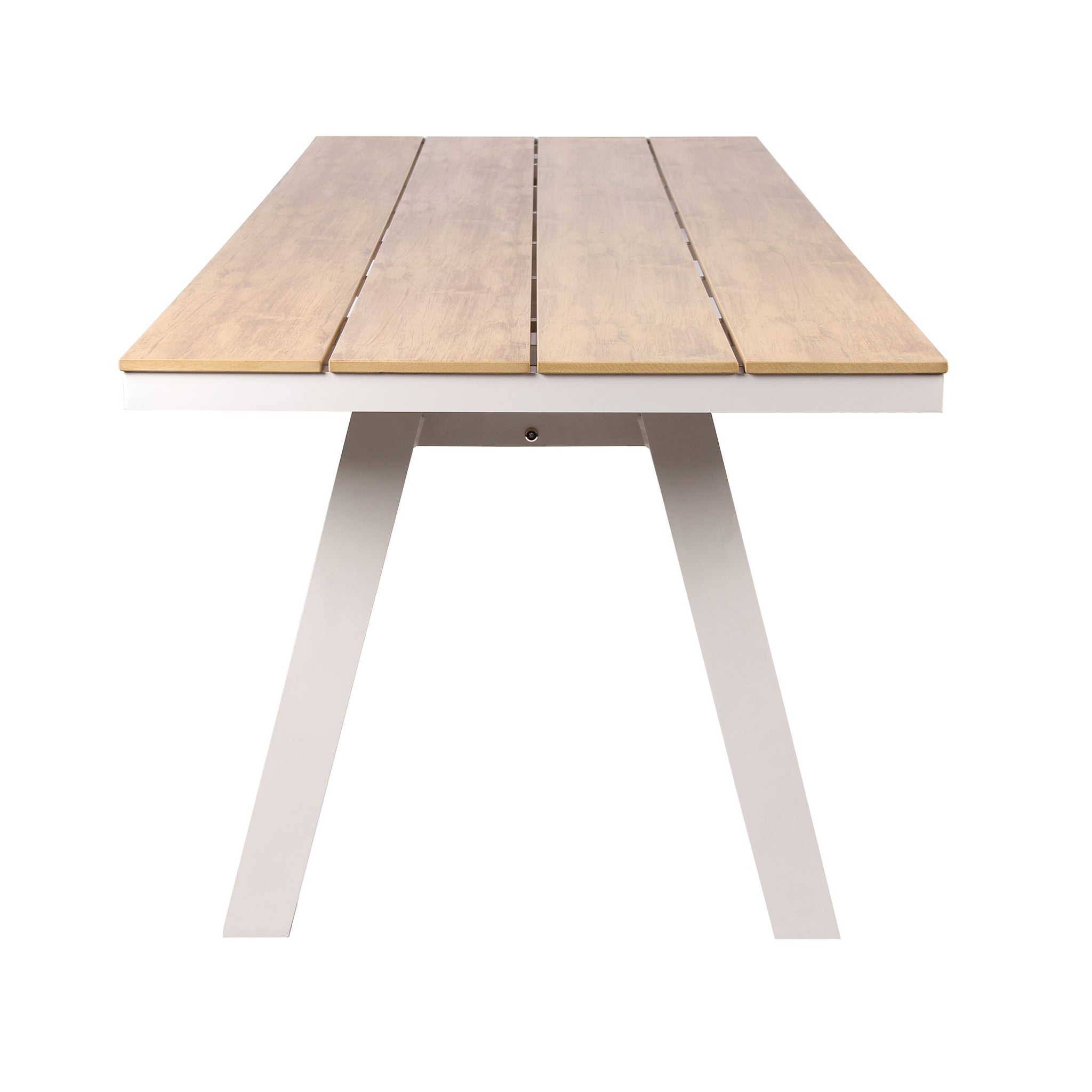 2.3m Sand White Outdoor Siena Dining Table - Natural