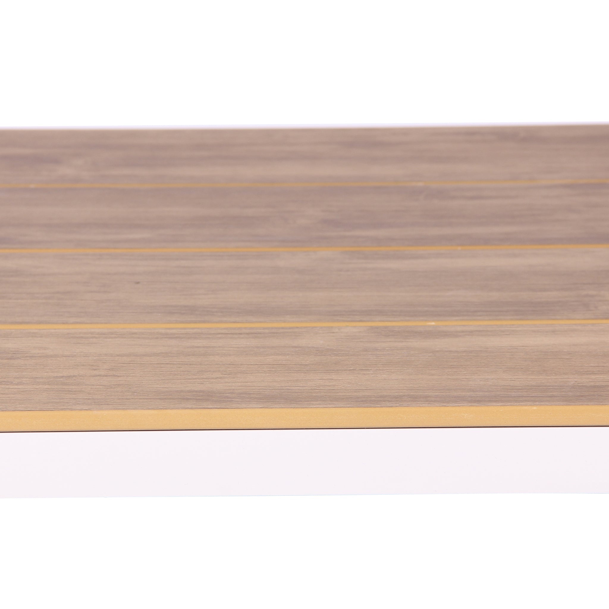 2.3m Sand White Outdoor Siena Dining Table - Natural