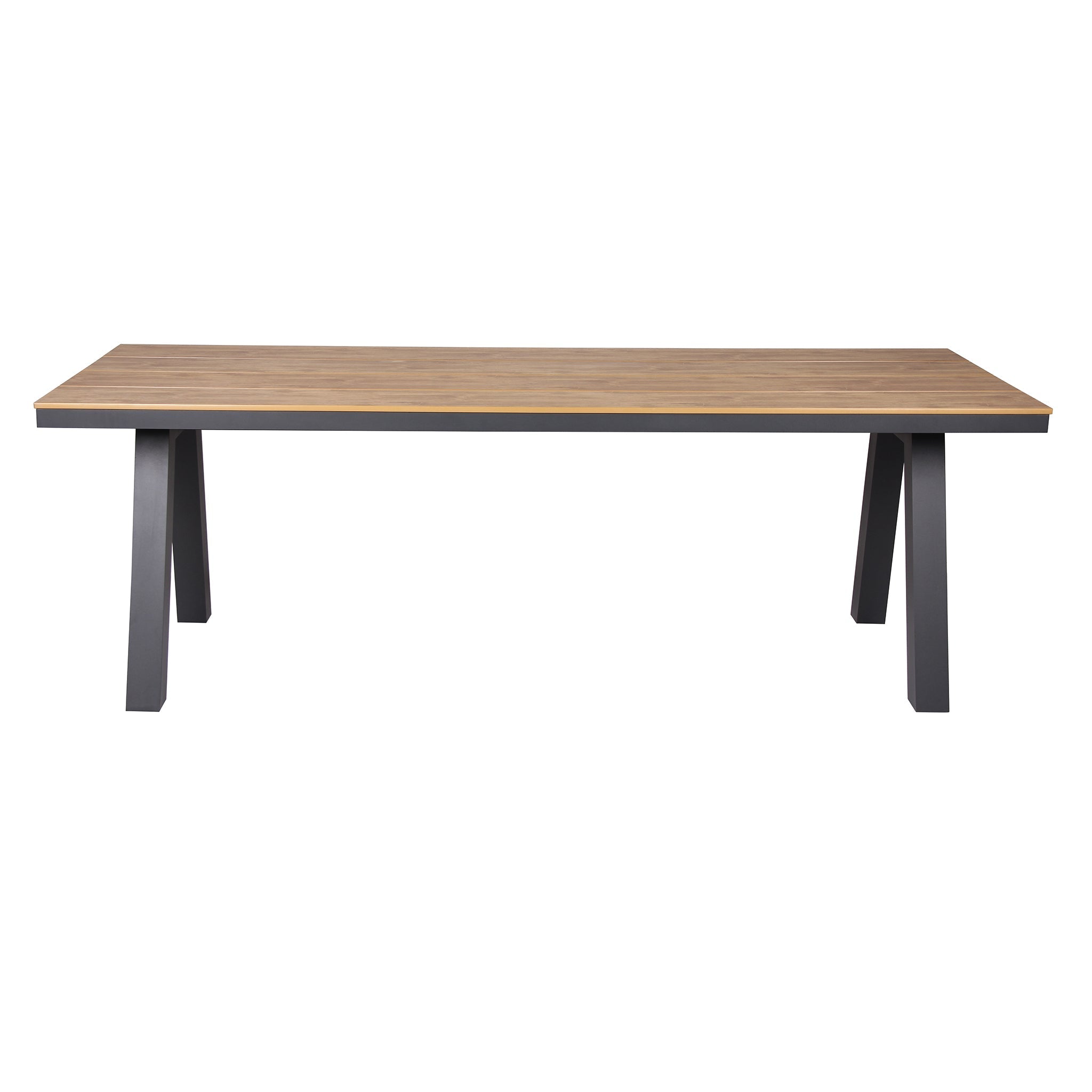 2.3m Charcoal Outdoor Siena Dining Table - Natural