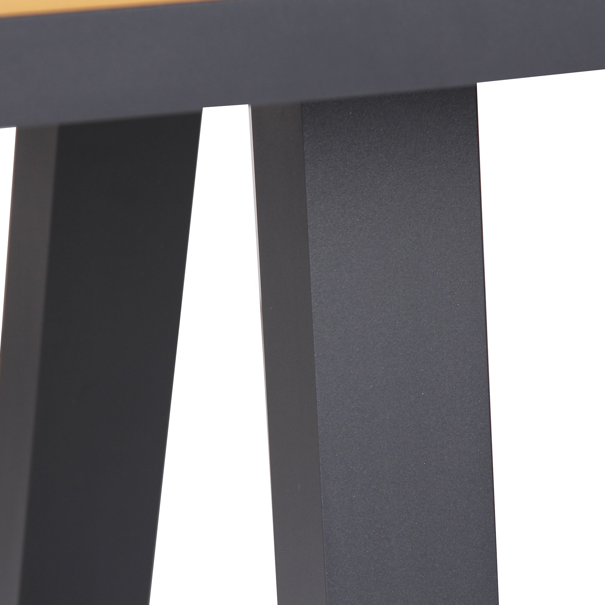 2.3m Charcoal Outdoor Siena Dining Table - Natural