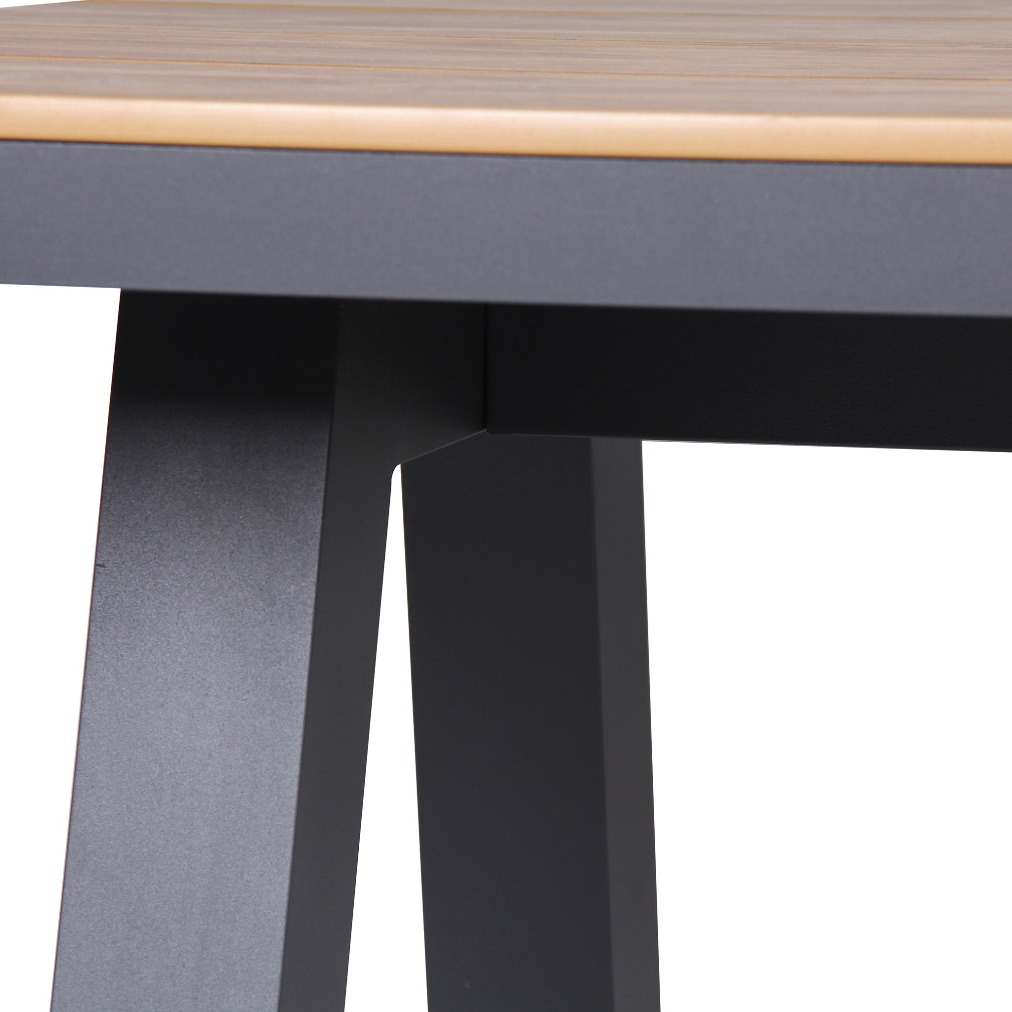 2.3m Charcoal Outdoor Siena Dining Table - Natural