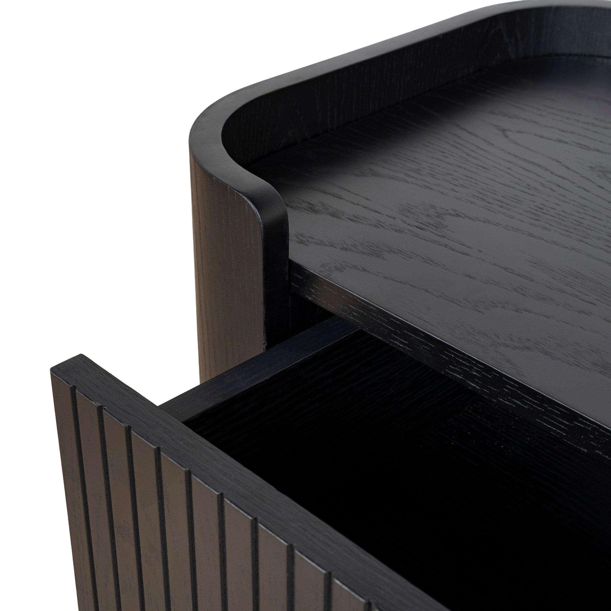 1.2m Chest of Drawers - Full Black