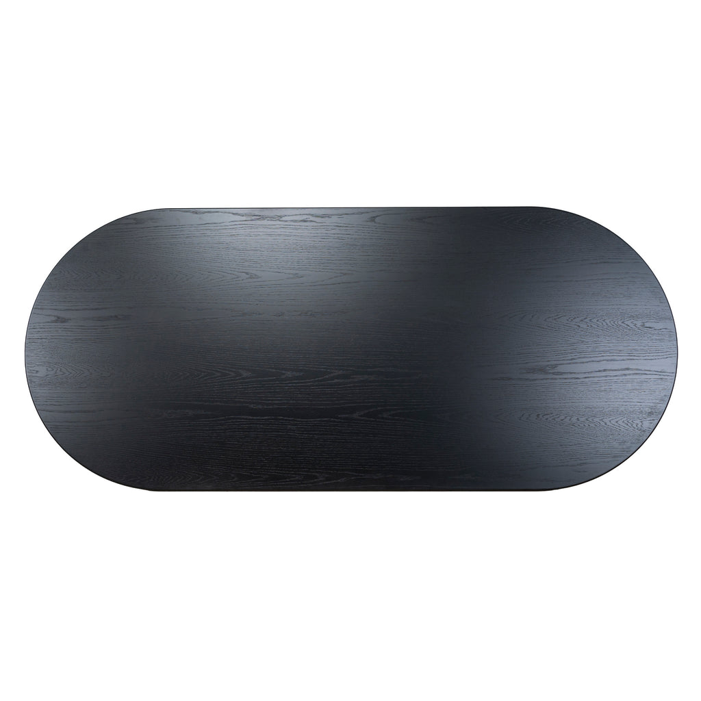 2.8m Siena Dining Table - Full Black