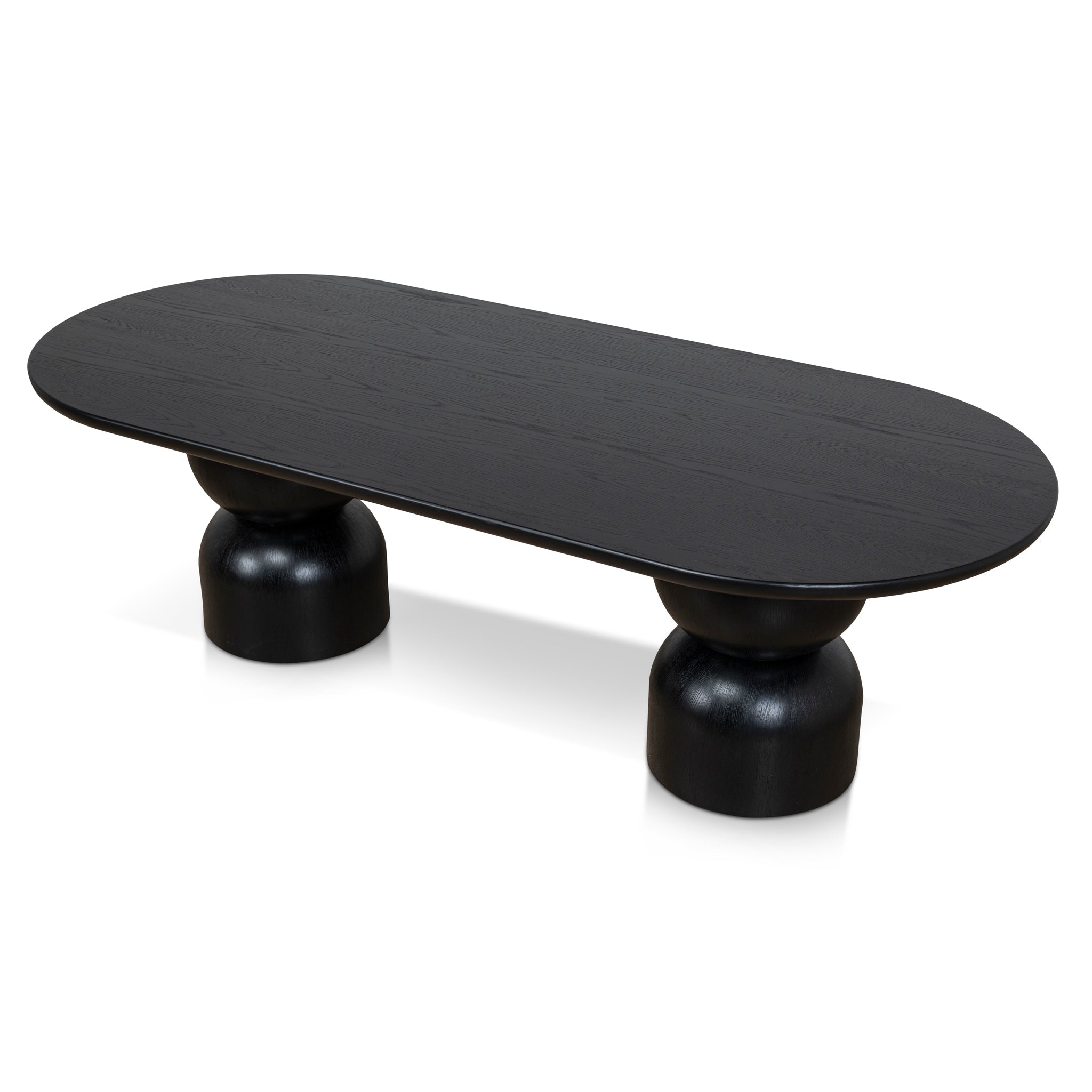 2.5m Siena Dining Table - Full Black