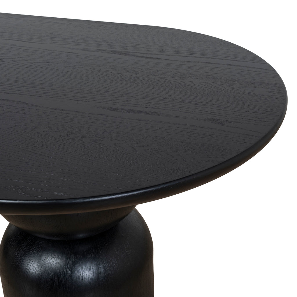 2.8m Siena Dining Table - Full Black