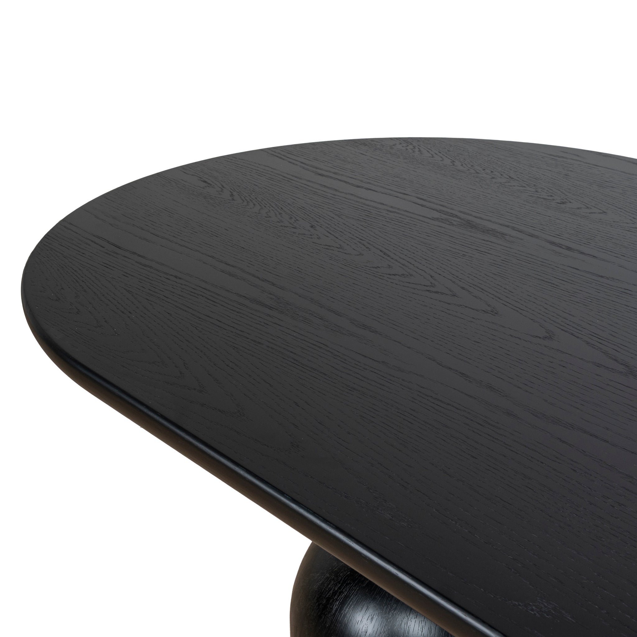 2.8m Siena Dining Table - Full Black