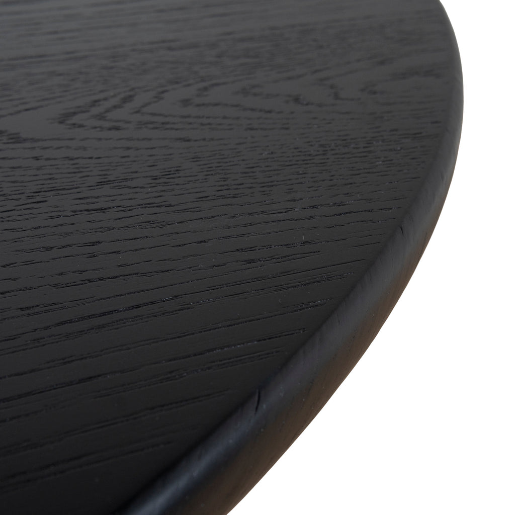 2.5m Siena Dining Table - Full Black