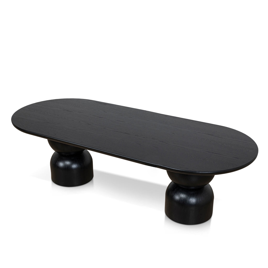 2.8m Siena Dining Table - Full Black