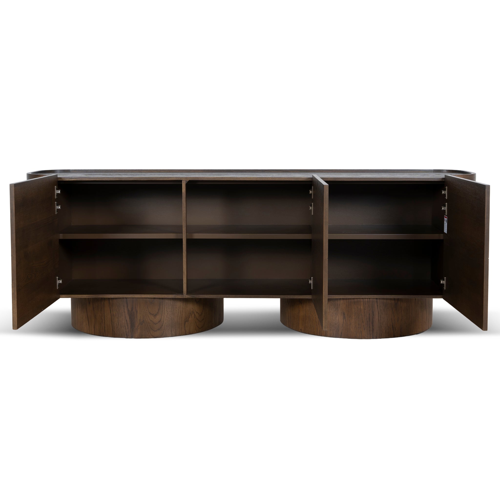 2.2m Modena Buffet Unit - Caramel Oak