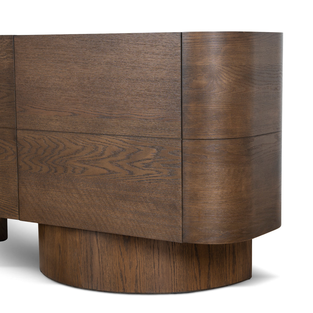 2.2m Modena Buffet Unit - Caramel Oak