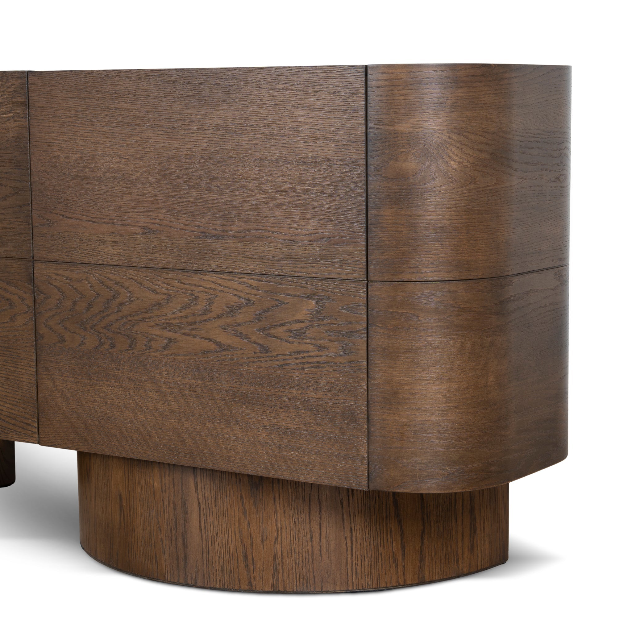 2.2m Modena Buffet Unit - Caramel Oak