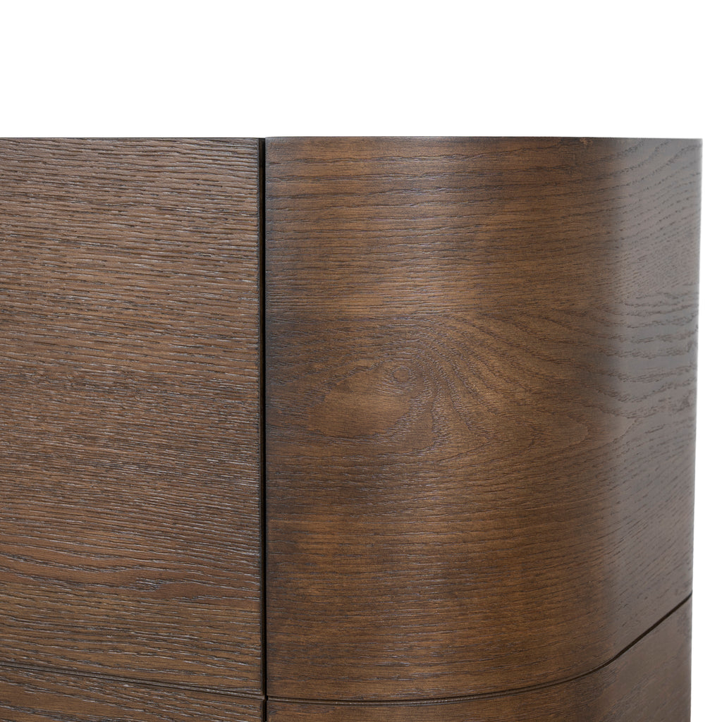 2.2m Modena Buffet Unit - Caramel Oak