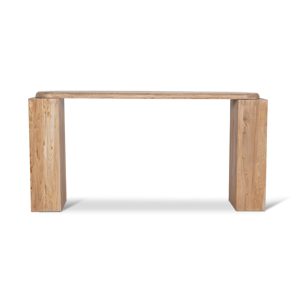1.6m Ferrara Console Table - Natural