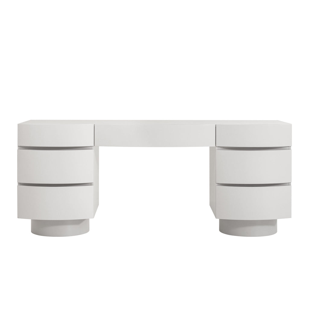 Milano Home Office Desk - Warm Grey