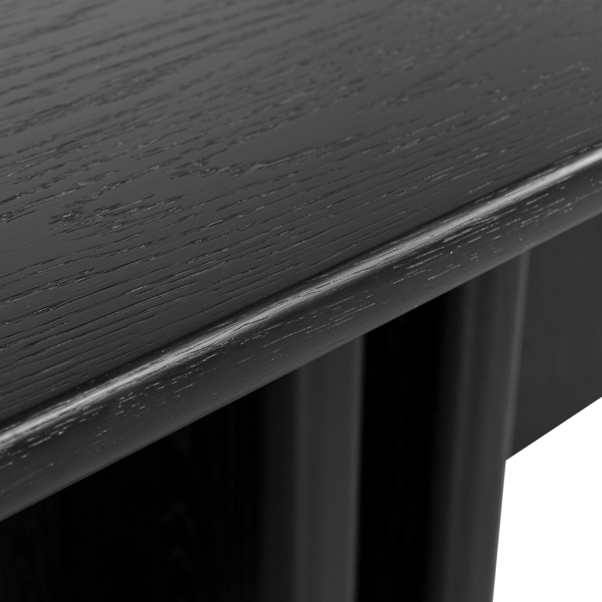 2.4m Siena Dining Table - Full Black