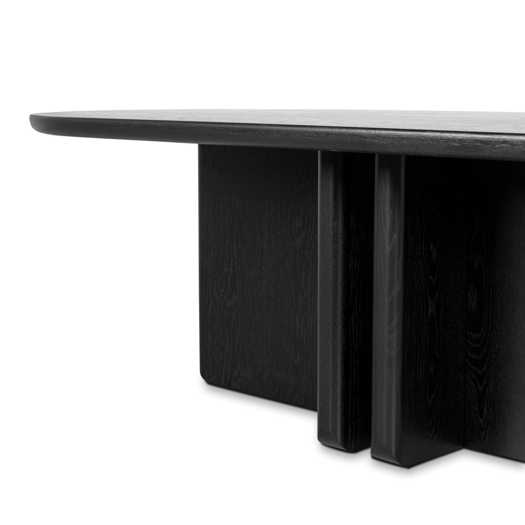 2.4m Siena Dining Table - Full Black