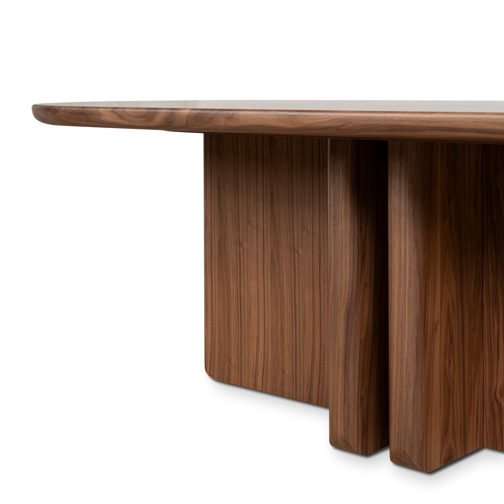 2.4m Siena Dining Table - Walnut