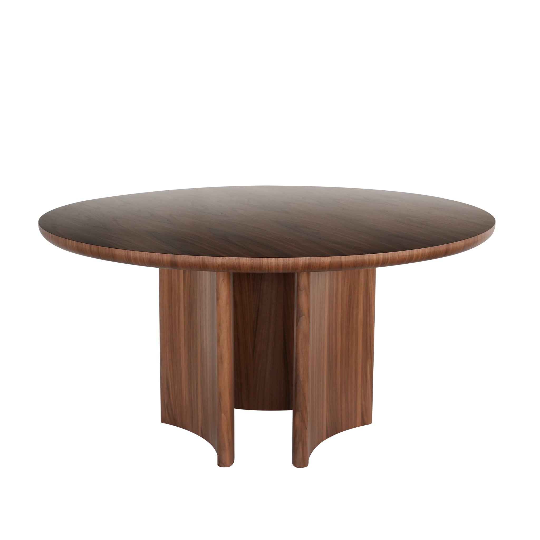 1.5m Round Siena Dining Table - Walnut