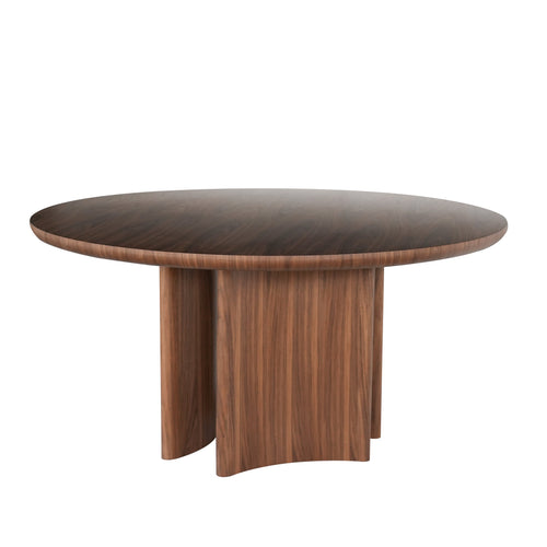 1.5m Round Siena Dining Table - Walnut
