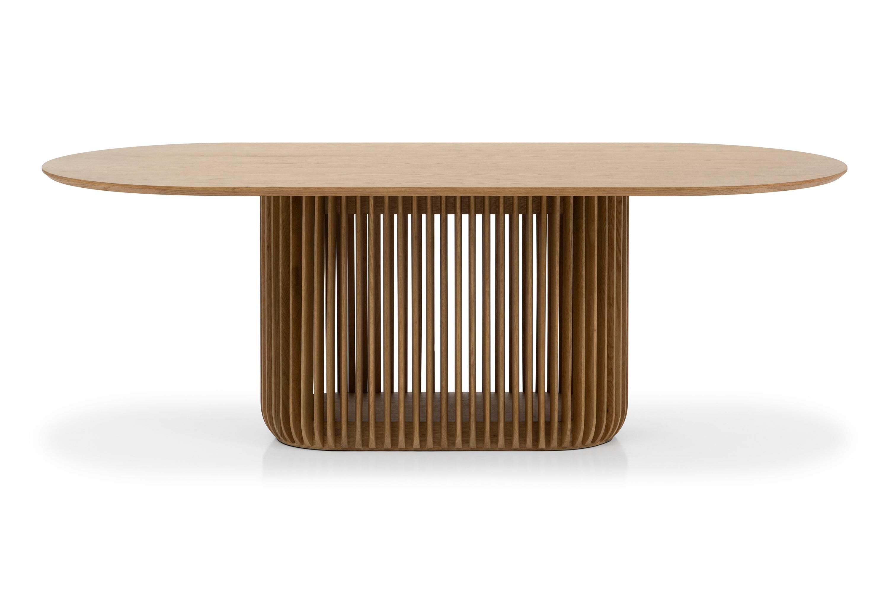 2.2m Oval Siena Dining Table - Natural