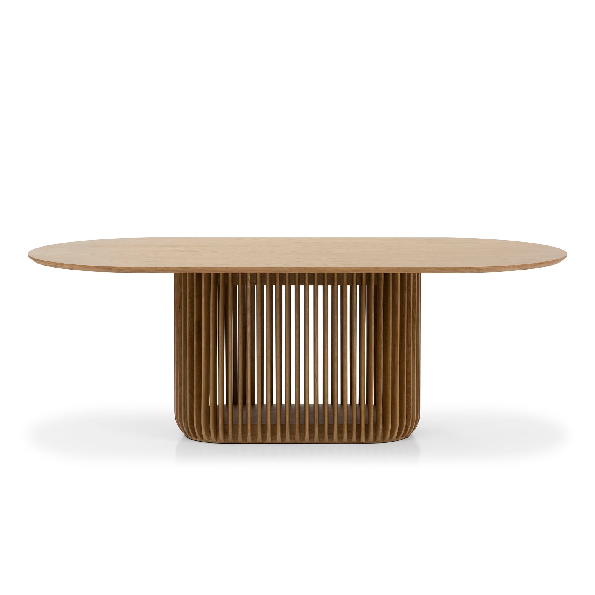 2.2m Oval Siena Dining Table - Natural