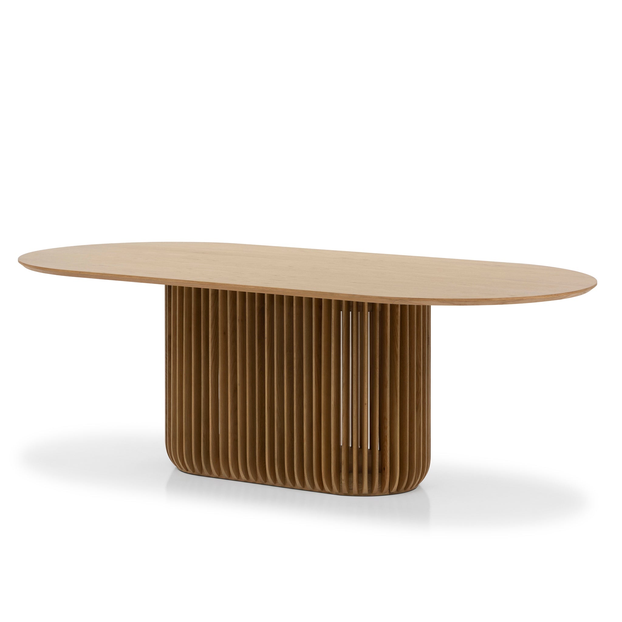 2.2m Oval Siena Dining Table - Natural