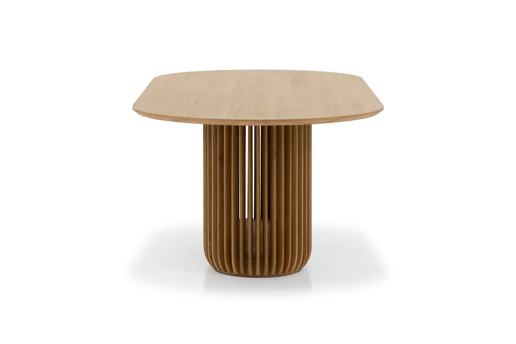 2.2m Oval Siena Dining Table - Natural
