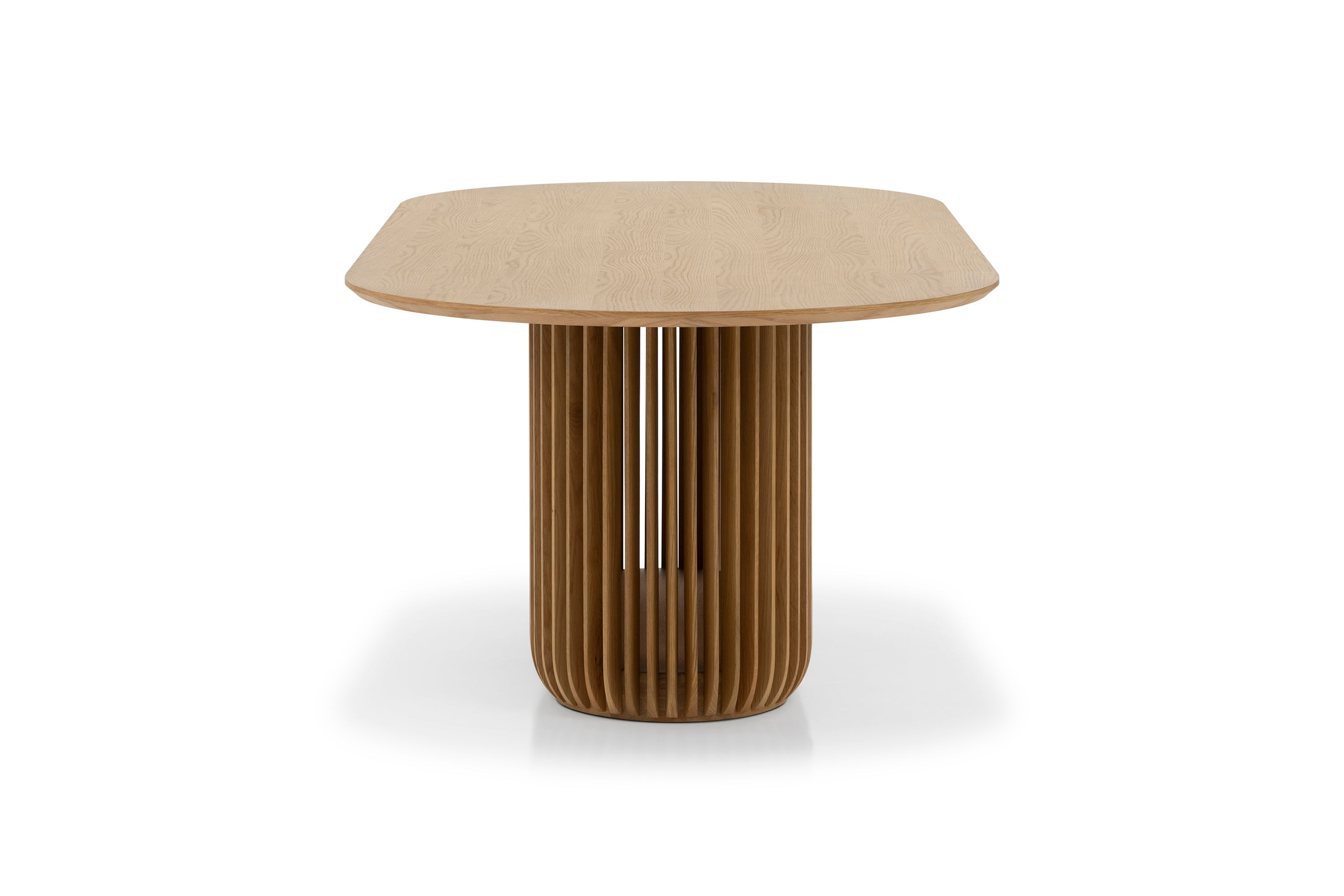 2.2m Oval Siena Dining Table - Natural