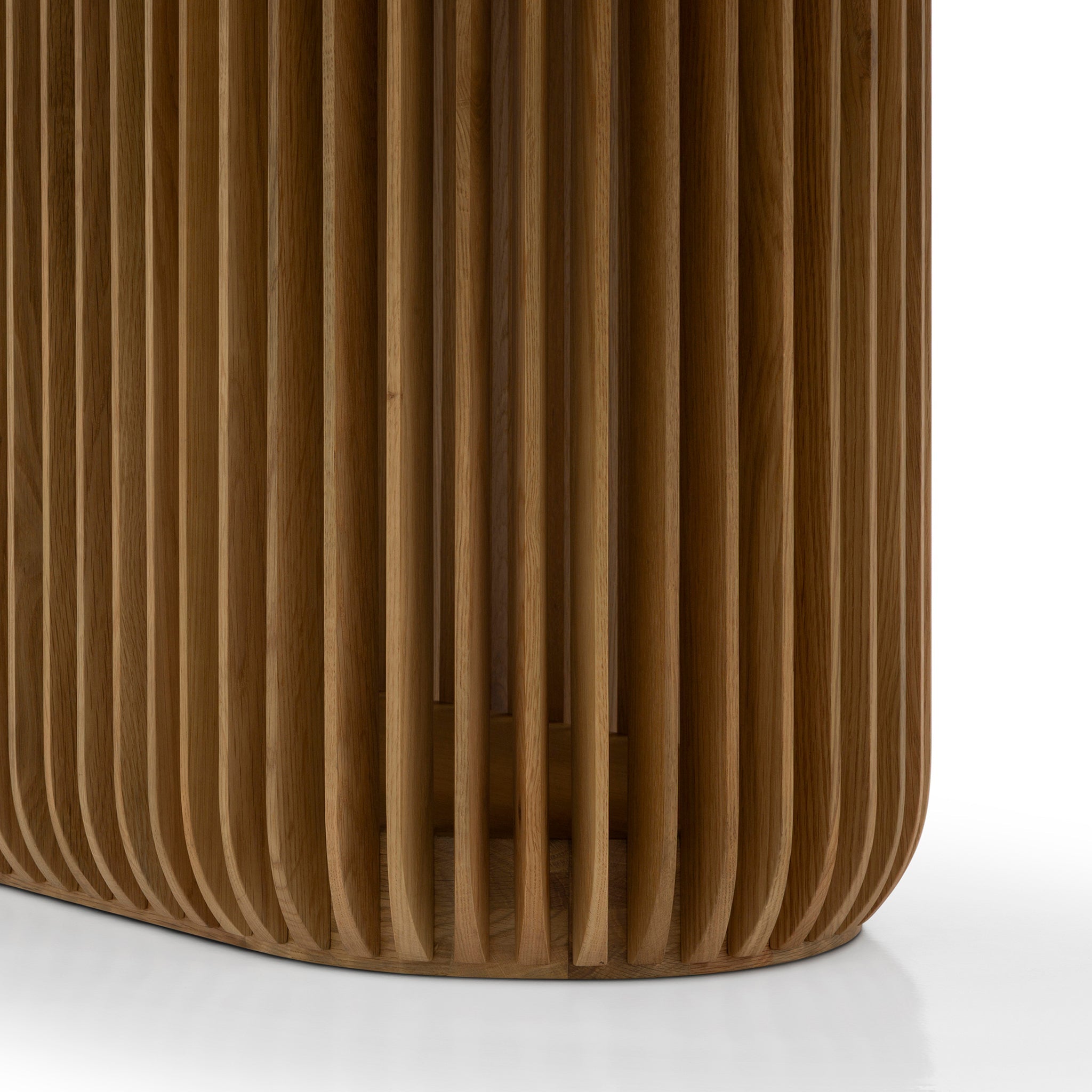2.2m Oval Siena Dining Table - Natural