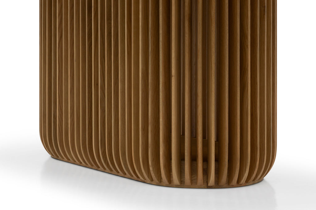2.2m Oval Siena Dining Table - Natural
