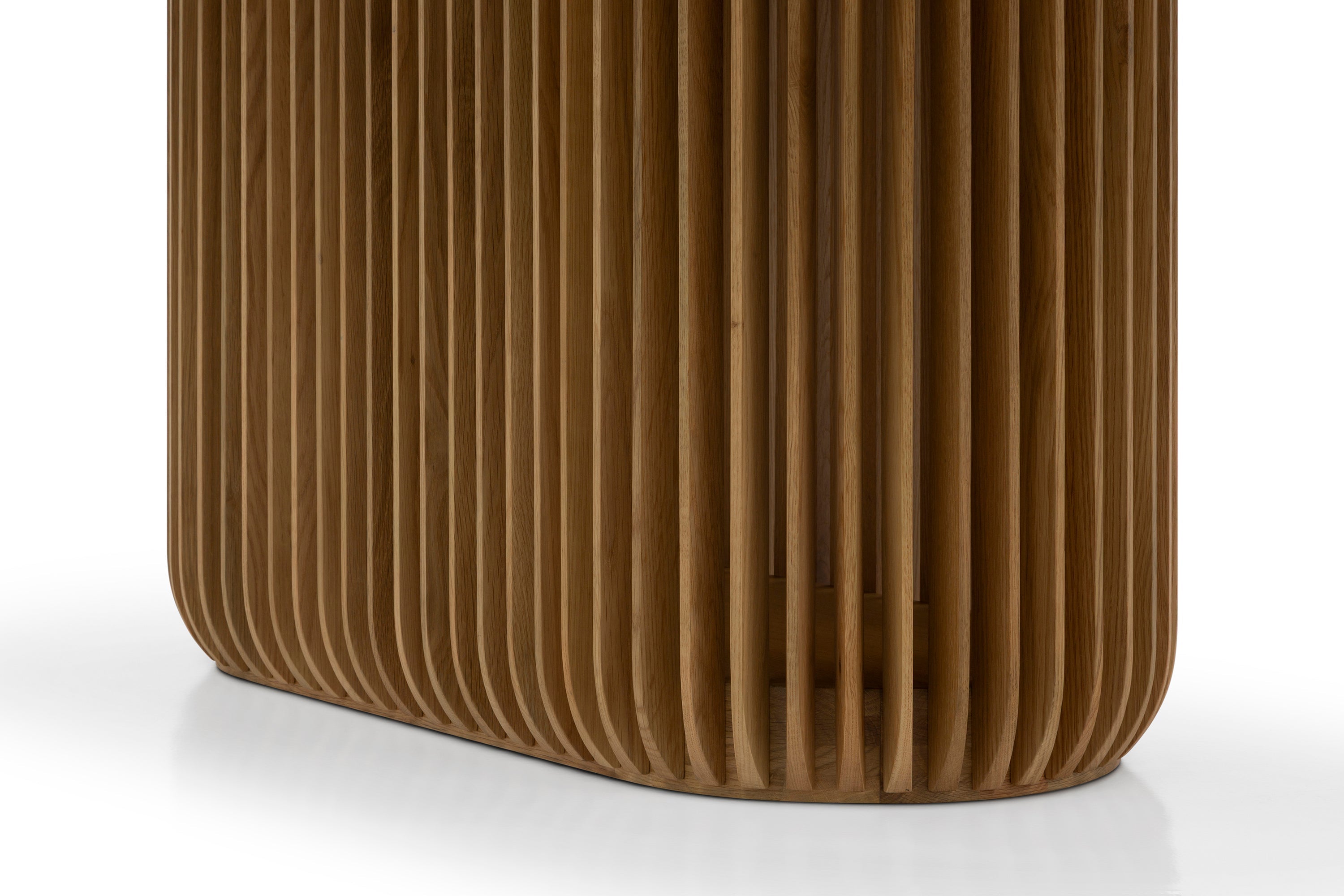 2.2m Oval Siena Dining Table - Natural