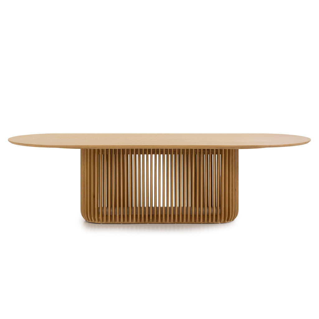 2.8m Oval Siena Dining Table - Natural