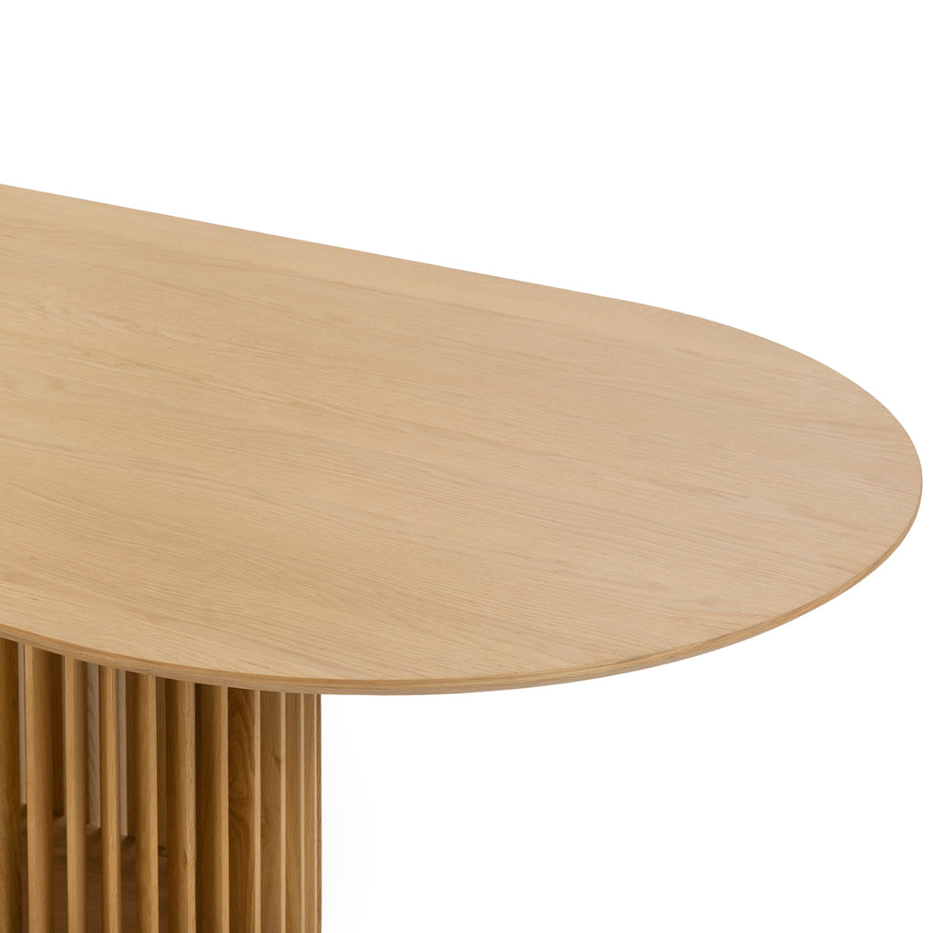 2.8m Oval Siena Dining Table - Natural
