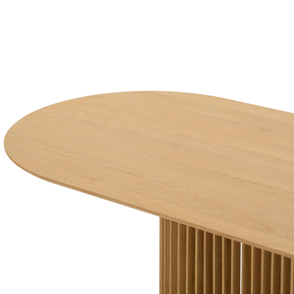 2.8m Oval Siena Dining Table - Natural