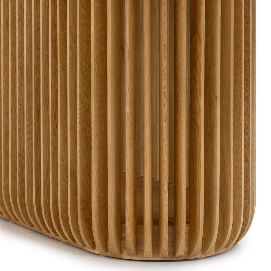 2.8m Oval Siena Dining Table - Natural
