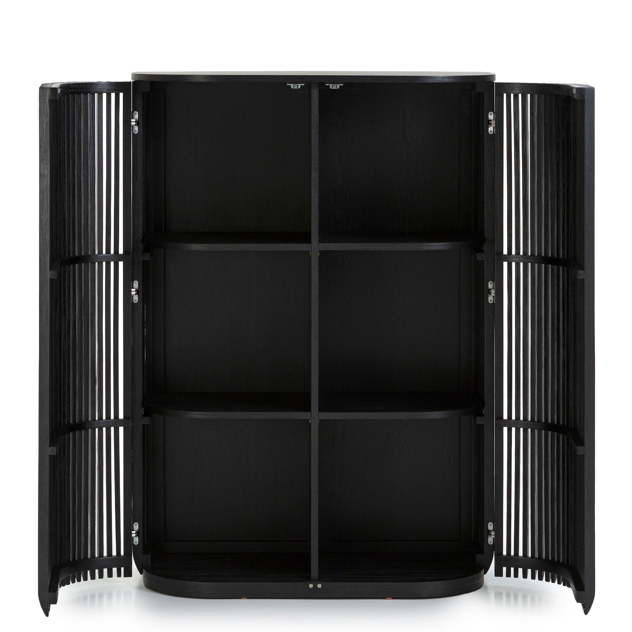 1.35m (H) High Board Unit - Black Stain