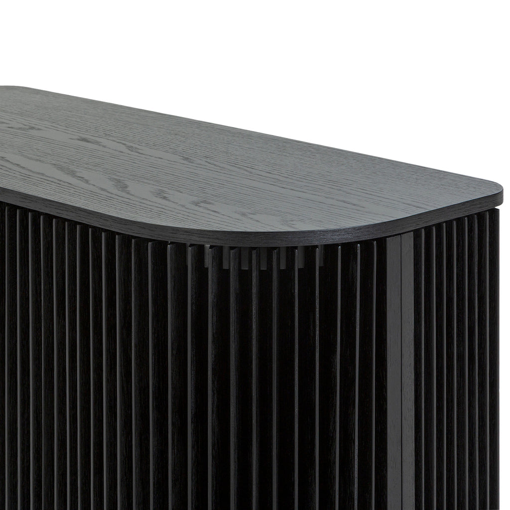 1.35m (H) High Board Unit - Black Stain