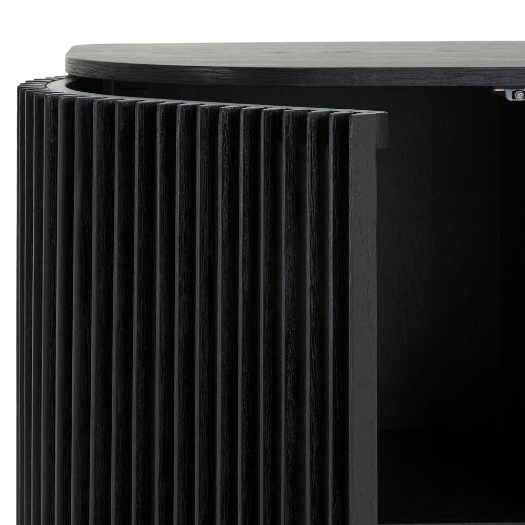 1.35m (H) High Board Unit - Black Stain