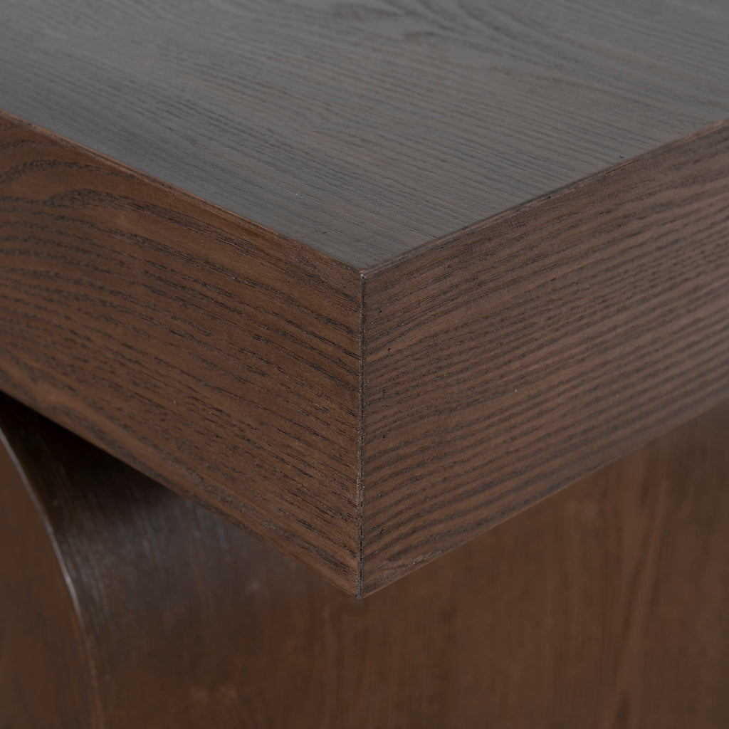 1.9m New Elm Ferrara Console Table - Walnut