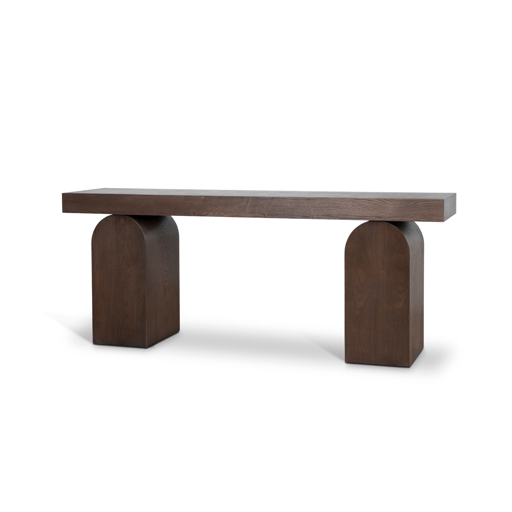 1.9m New Elm Ferrara Console Table - Walnut