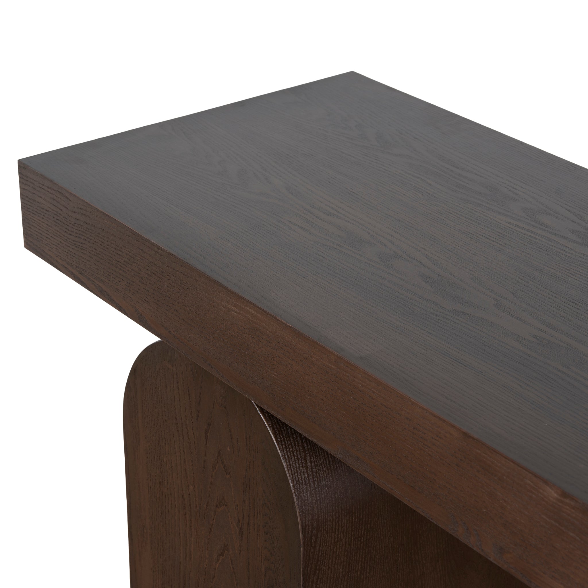 1.9m New Elm Ferrara Console Table - Walnut
