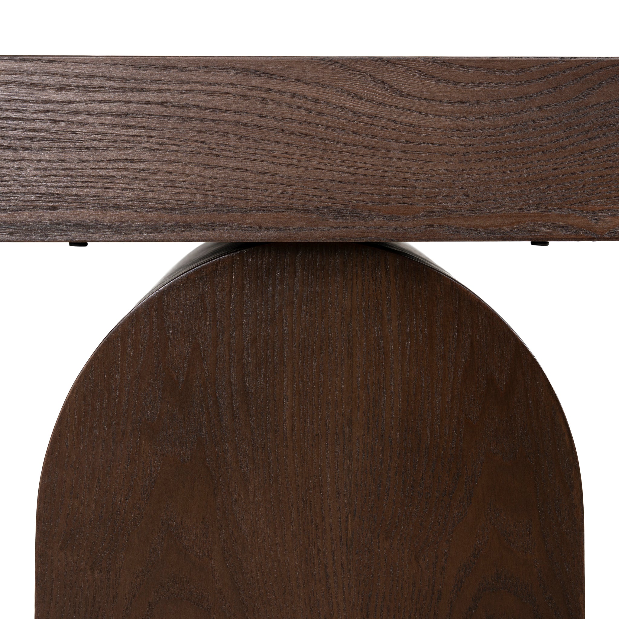1.9m New Elm Ferrara Console Table - Walnut