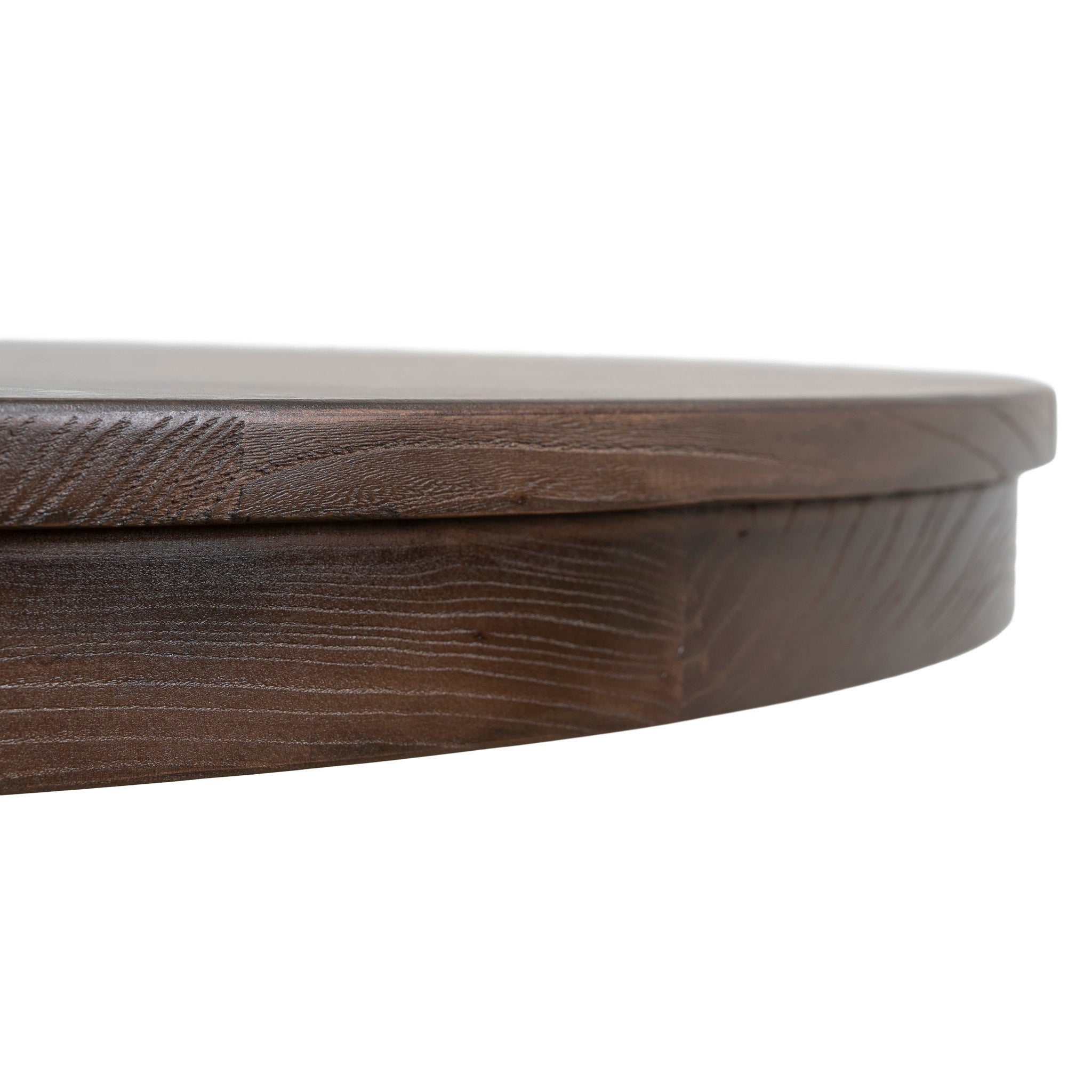 1.2m Round Elm Siena Dining Table - Walnut
