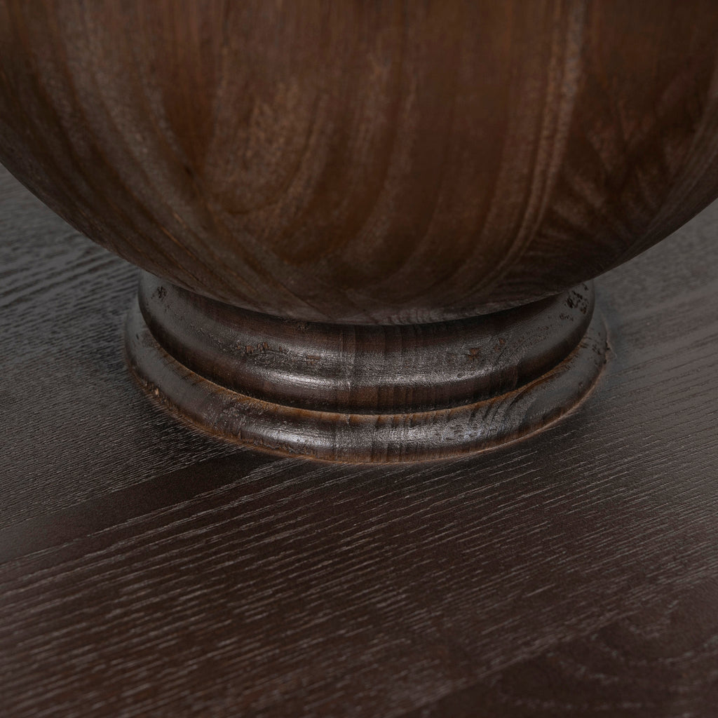1.2m Round Elm Siena Dining Table - Walnut