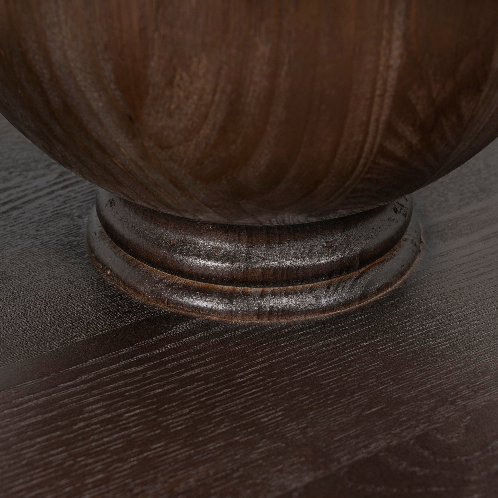1.2m Round Elm Siena Dining Table - Walnut