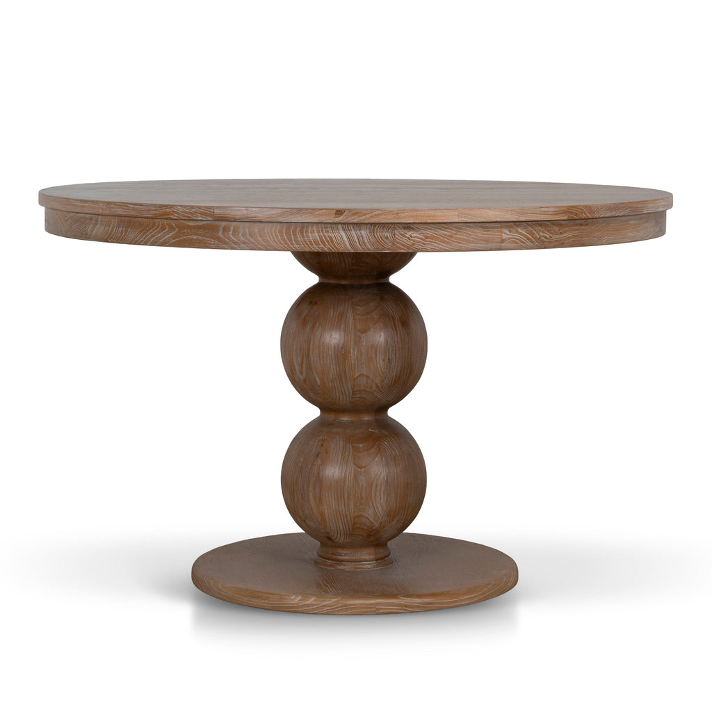 1.2m Round Elm Siena Dining Table - Natural