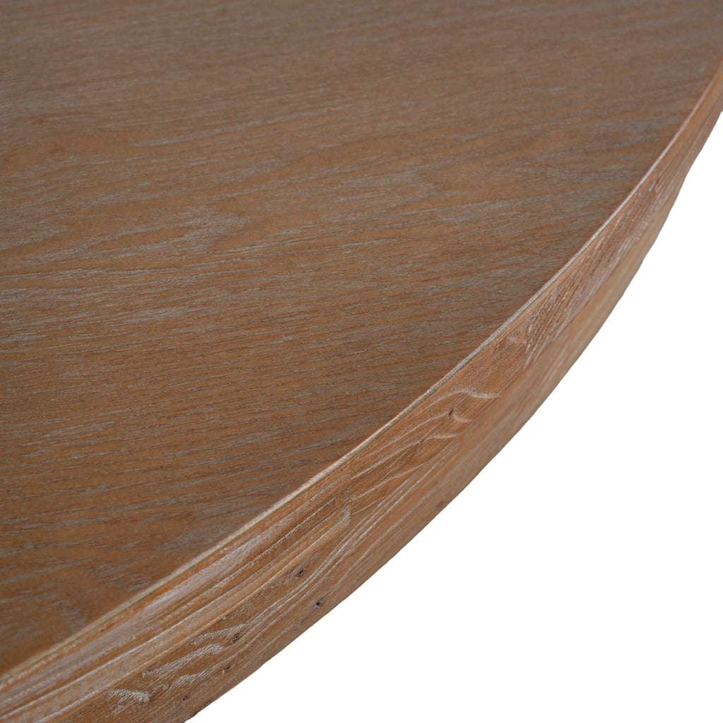 1.2m Round Elm Siena Dining Table - Natural