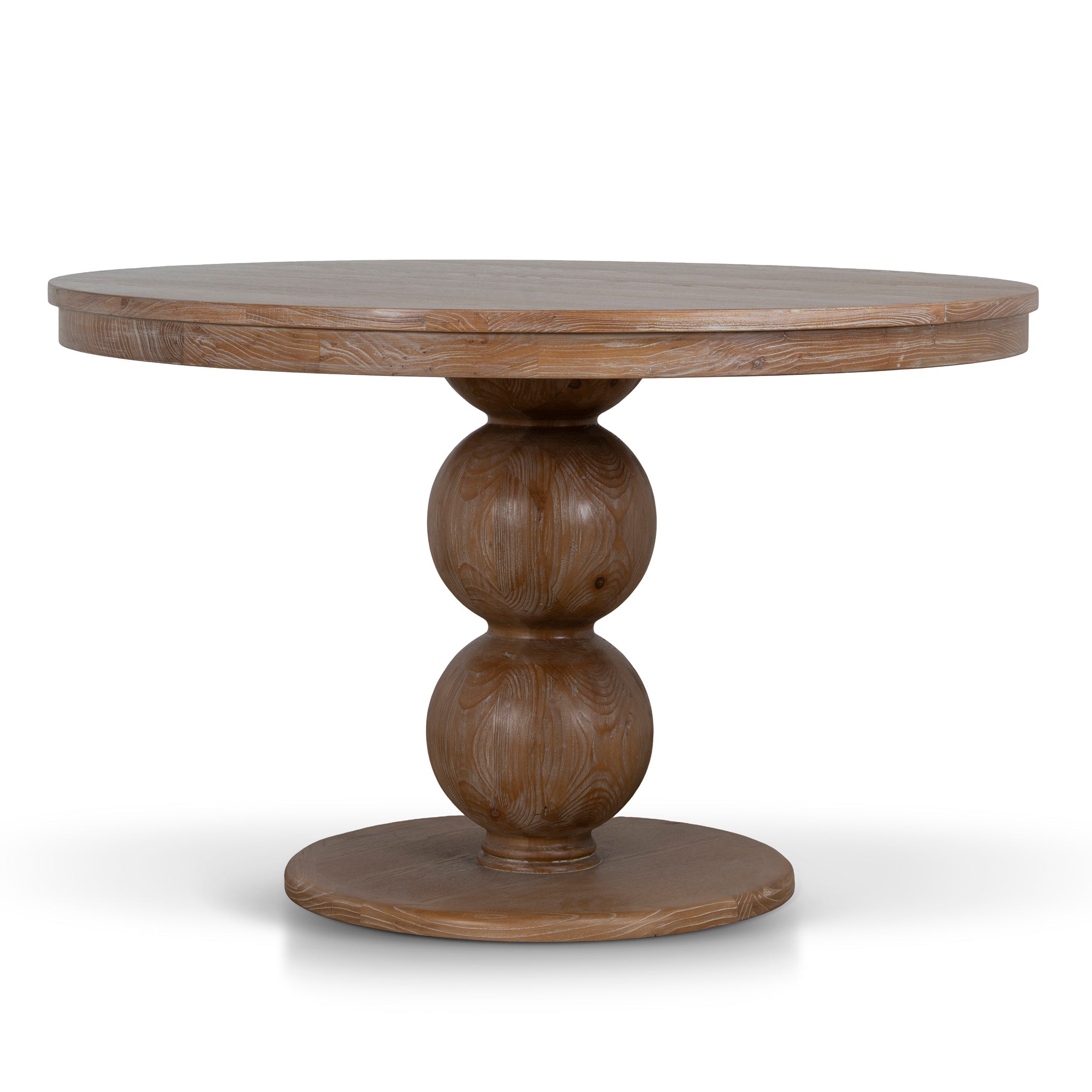 1.2m Round Elm Siena Dining Table - Natural