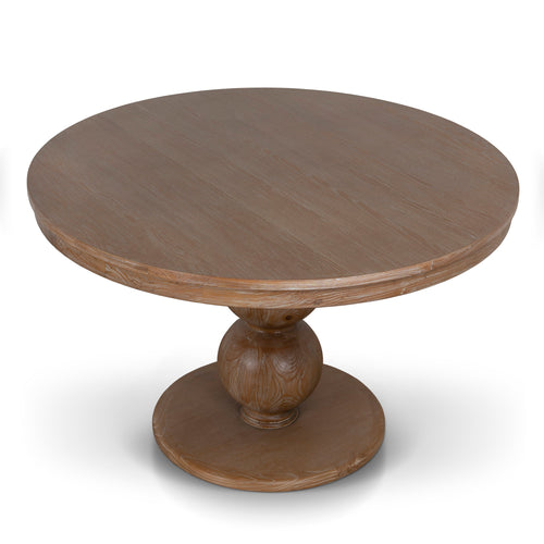 1.2m Round Elm Siena Dining Table - Natural
